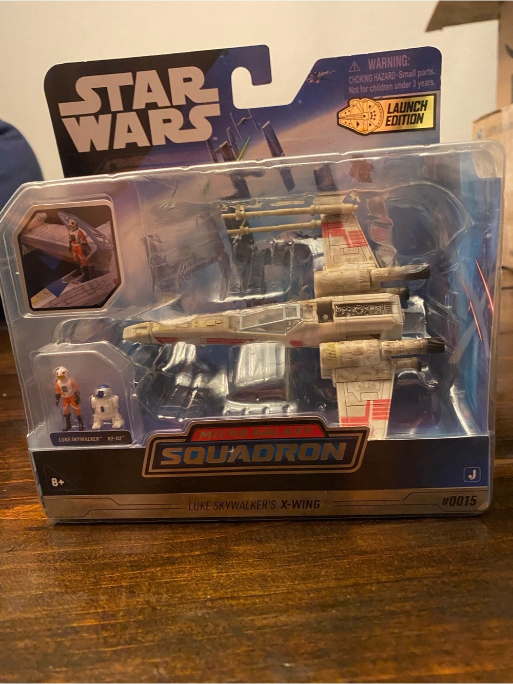 NIB Star Wars Luke Skywalker X-Wing Fighter MicroGalaxy Squadron Launch Edition